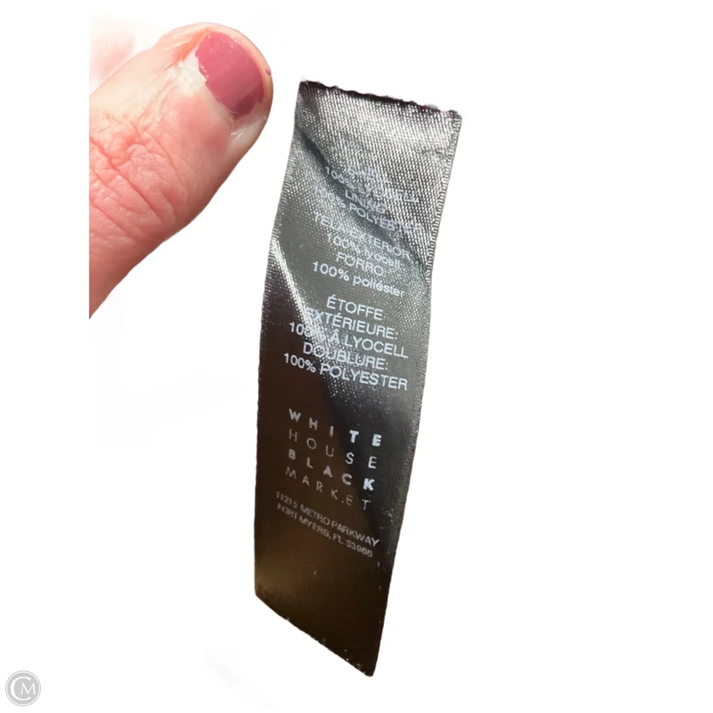 Jacket Shirt By White House Black Market In Maroon, Size: 8