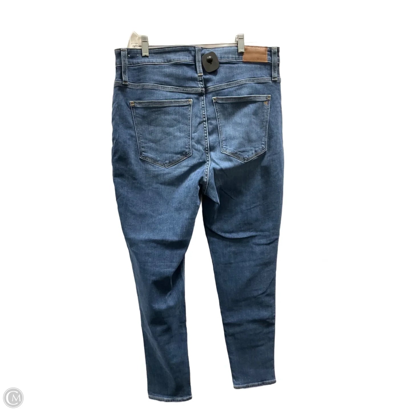 Jeans Skinny By Madewell In Blue Denim, Size: 10