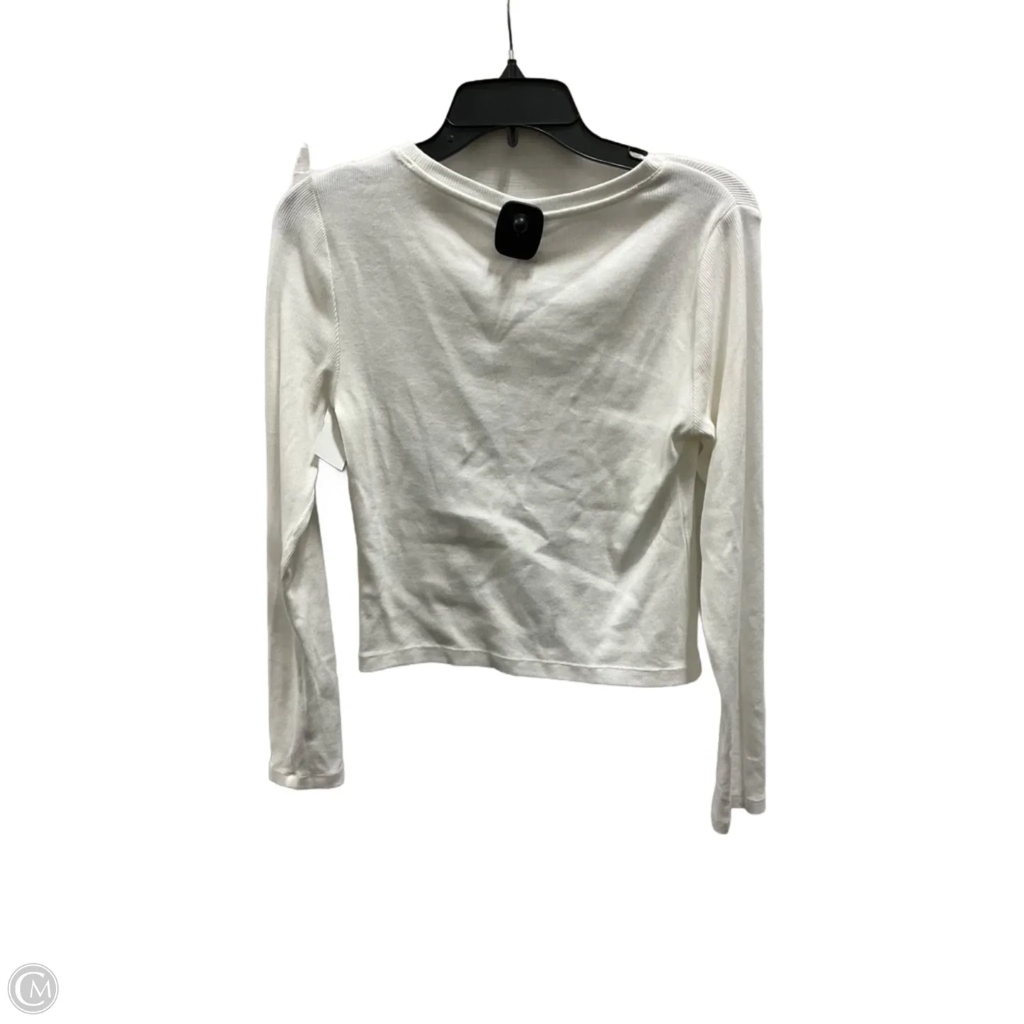 Top Long Sleeve Basic By Gap In White, Size: Mp