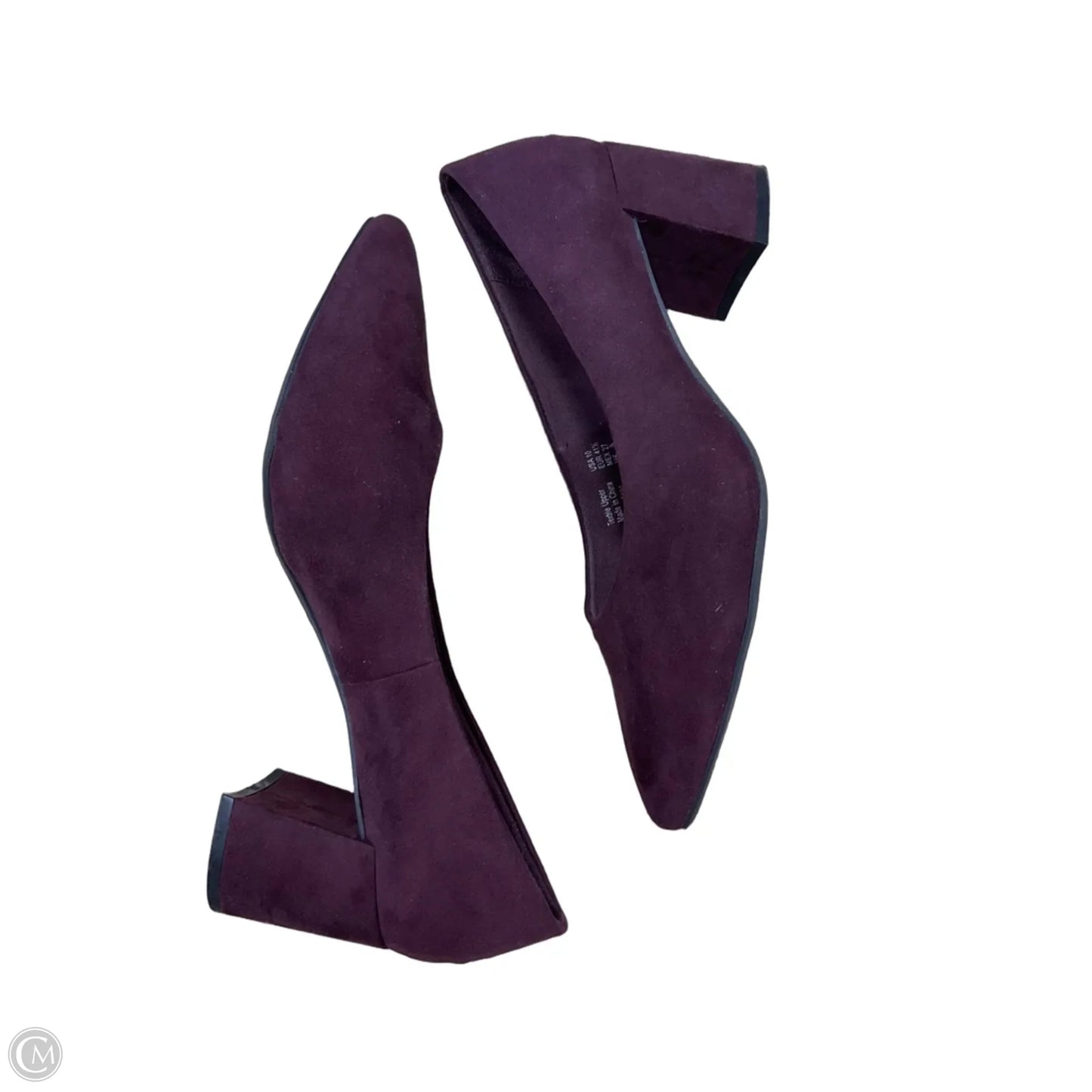 Shoes Heels Block By Christian Siriano For Payless In Maroon, Size: 10