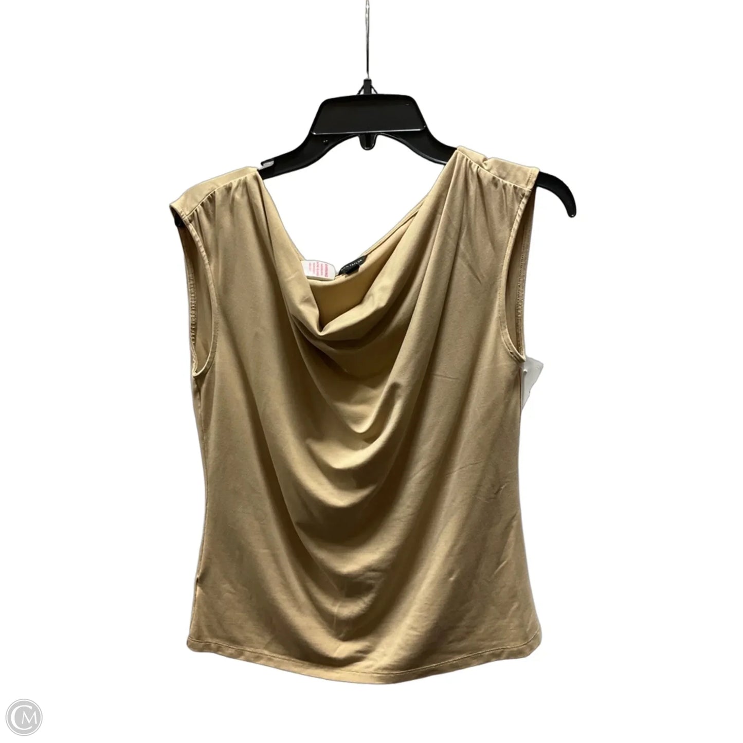 Top Sleeveless By Ann Taylor In Tan, Size: M