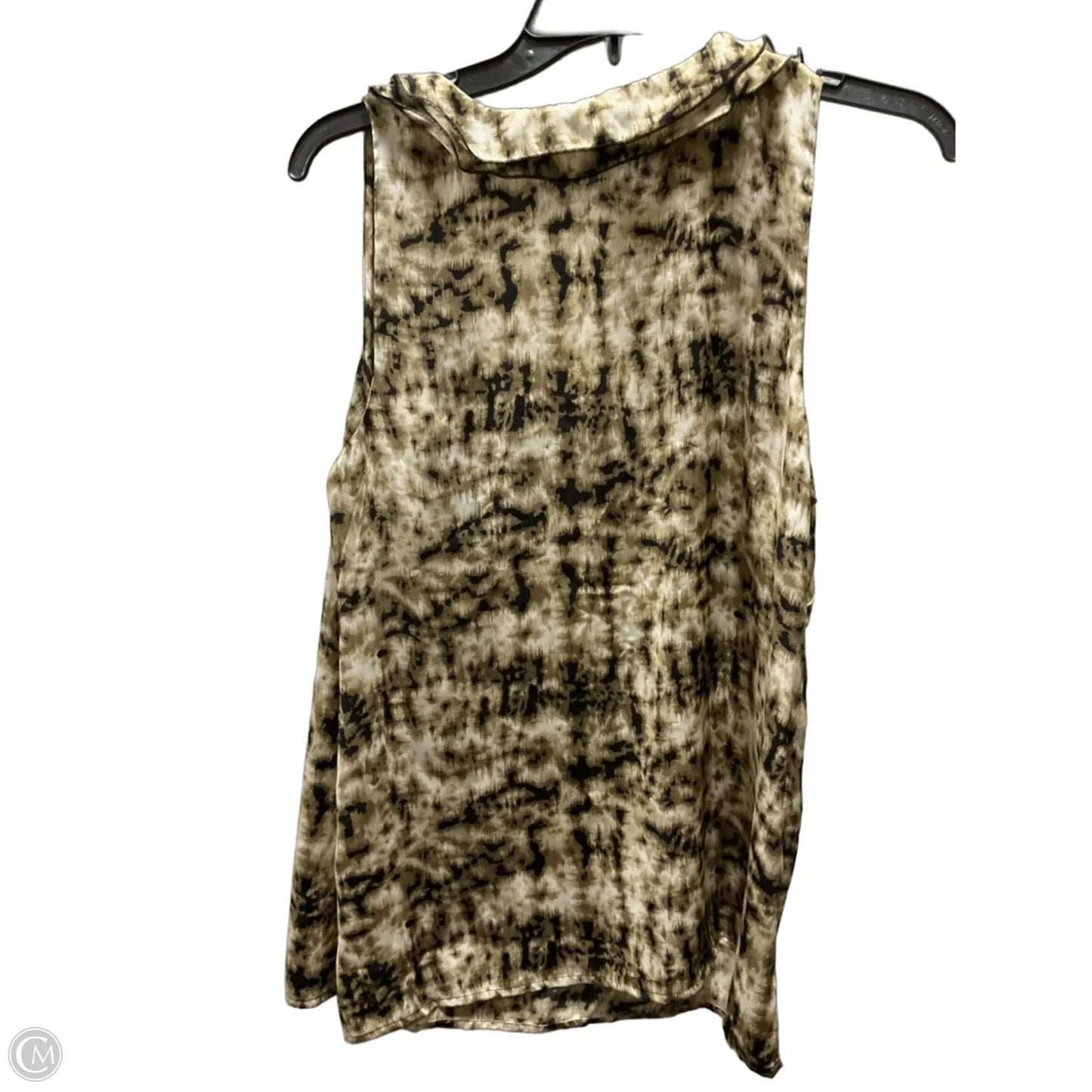 Top Sleeveless By Ann Taylor In Bronze, Size: 10