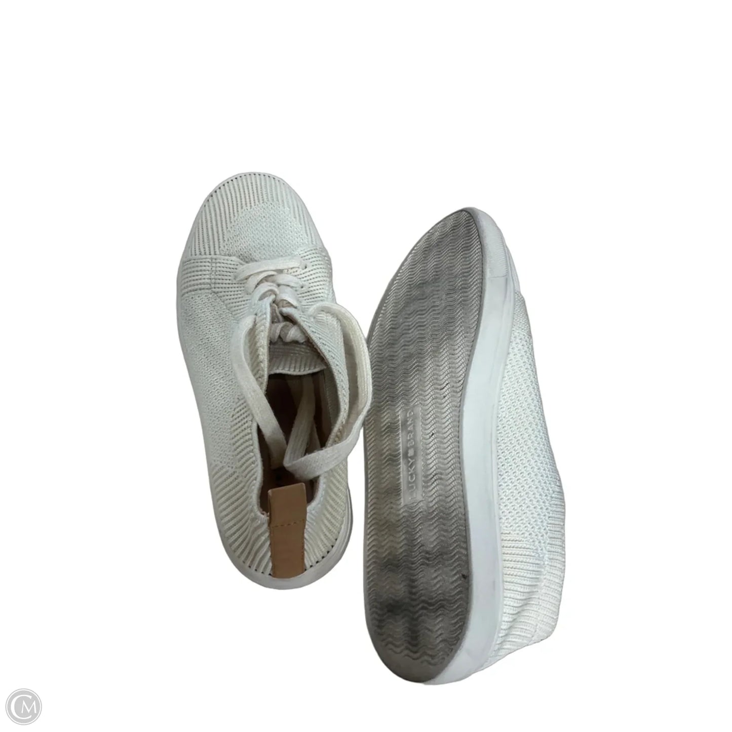 Shoes Sneakers By Lucky Brand In Cream, Size: 8
