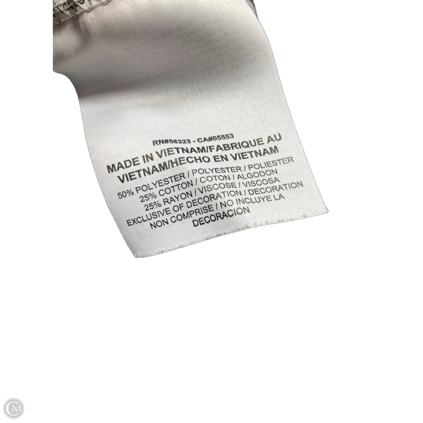 Athletic Tank Top By Nike In Grey, Size: M