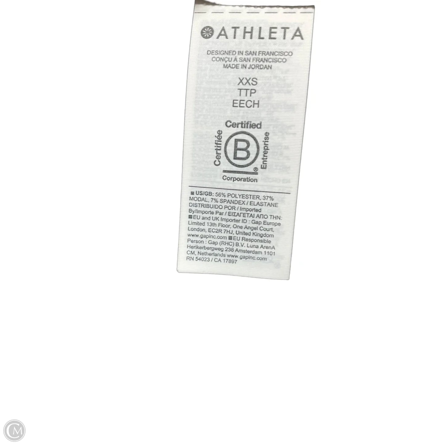 Athletic Top Long Sleeve Collar By Athleta In Green, Size: Xxs