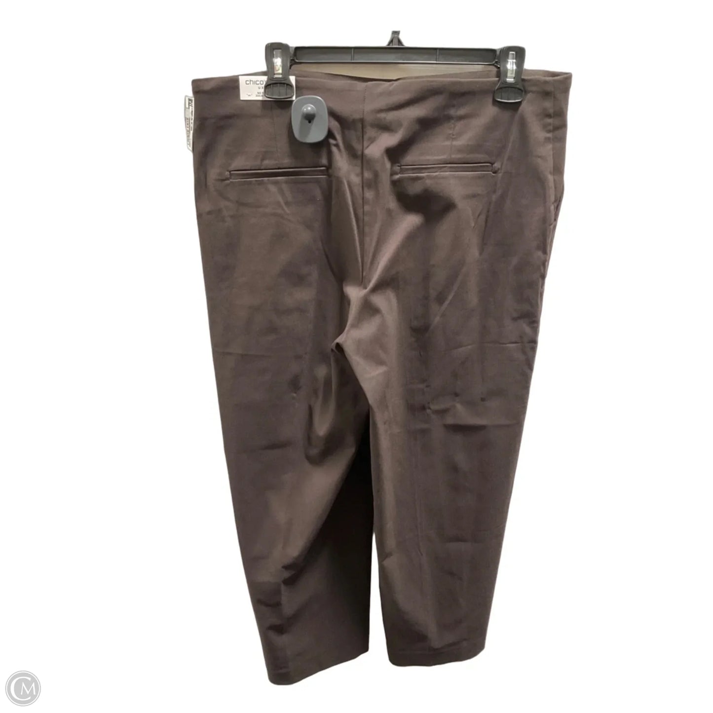 Pants Wide Leg By Chicos In Brown, Size: 12