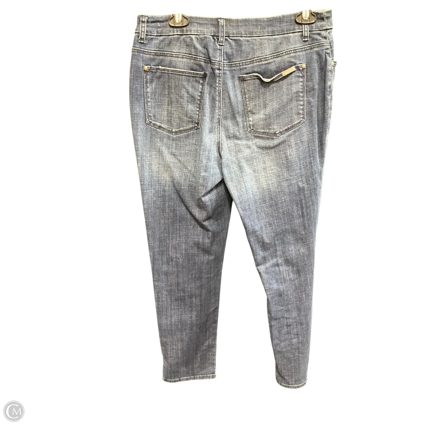 Jeans Straight By Chicos In Blue Denim, Size: 6