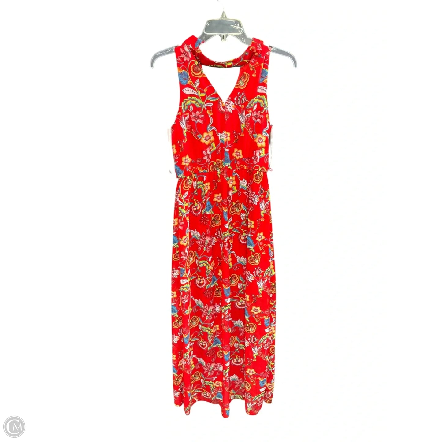 Dress Casual Midi By By & By In Red, Size: S