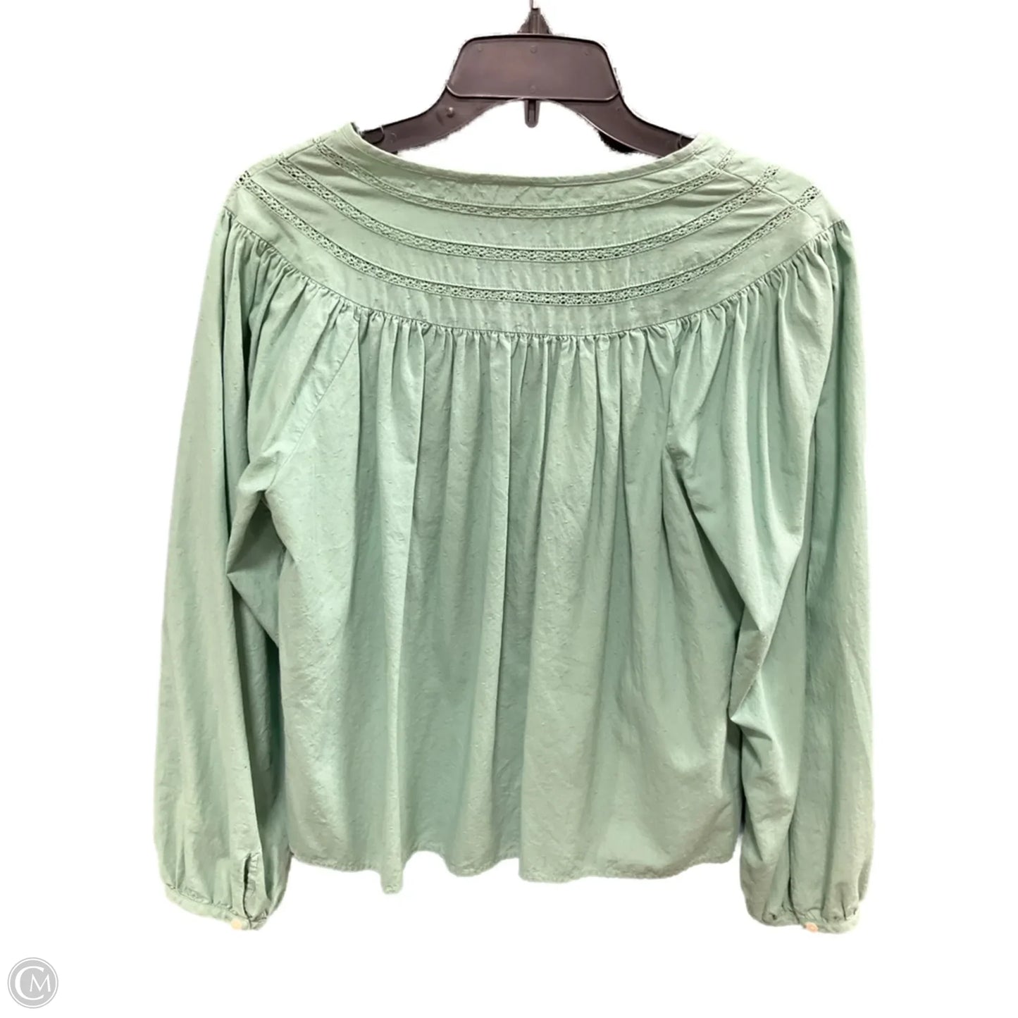 Top Long Sleeve By Universal Thread In Green, Size: M