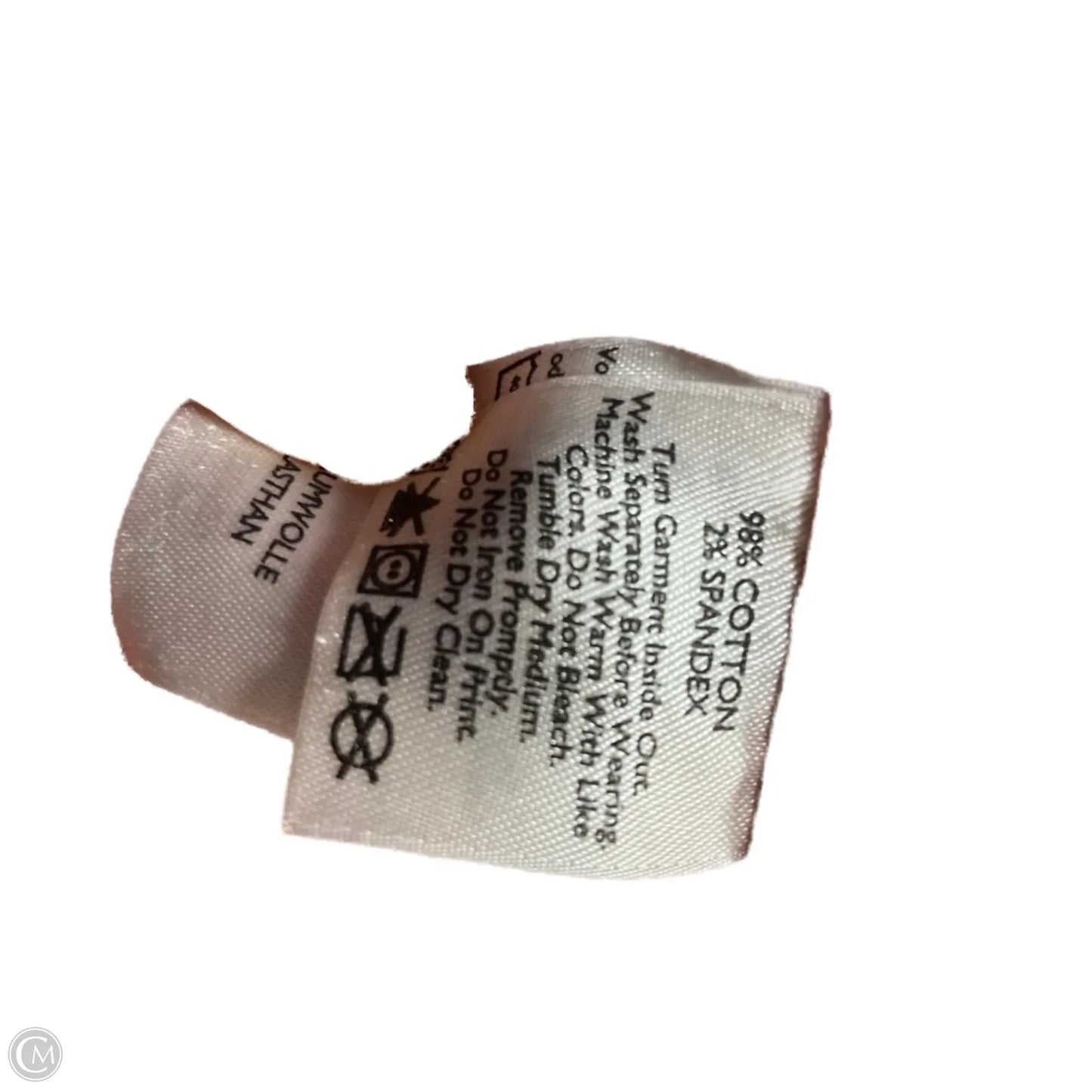 Jacket Denim By Eddie Bauer In Red, Size: S