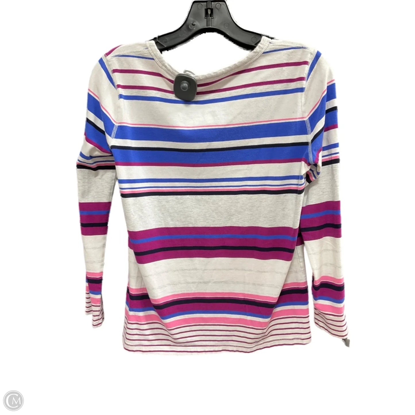 Top Long Sleeve By Talbots In Striped Pattern, Size: Mp