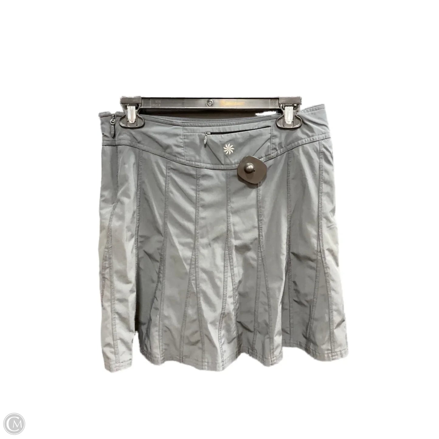 Athletic Skort By Athleta In Grey, Size: 4