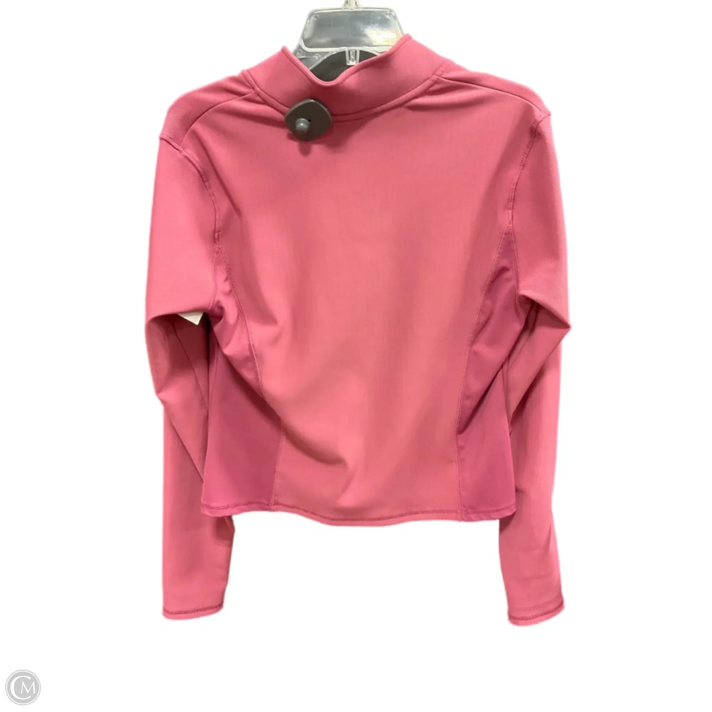 Athletic Top Long Sleeve Collar By Spyder In Purple, Size: L