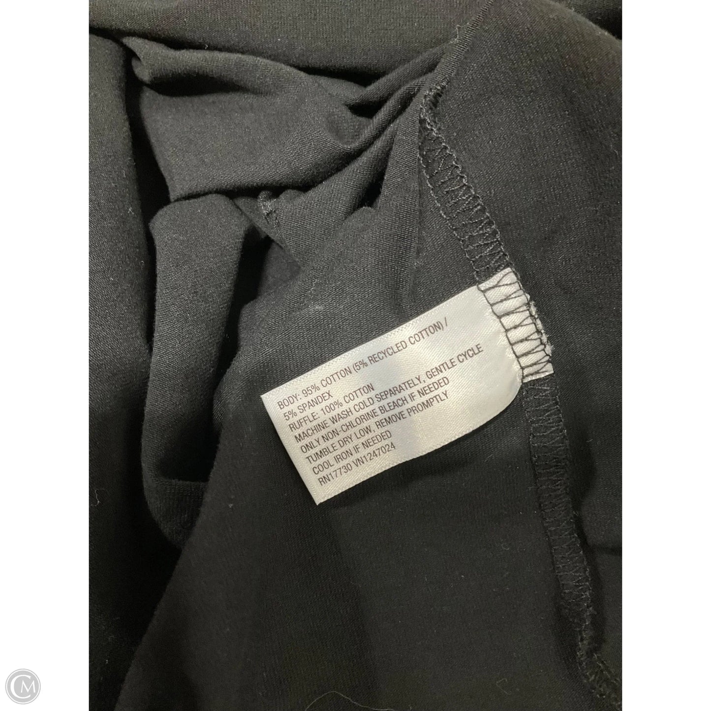 Top Short Sleeve By A New Day In Black, Size: Xxl