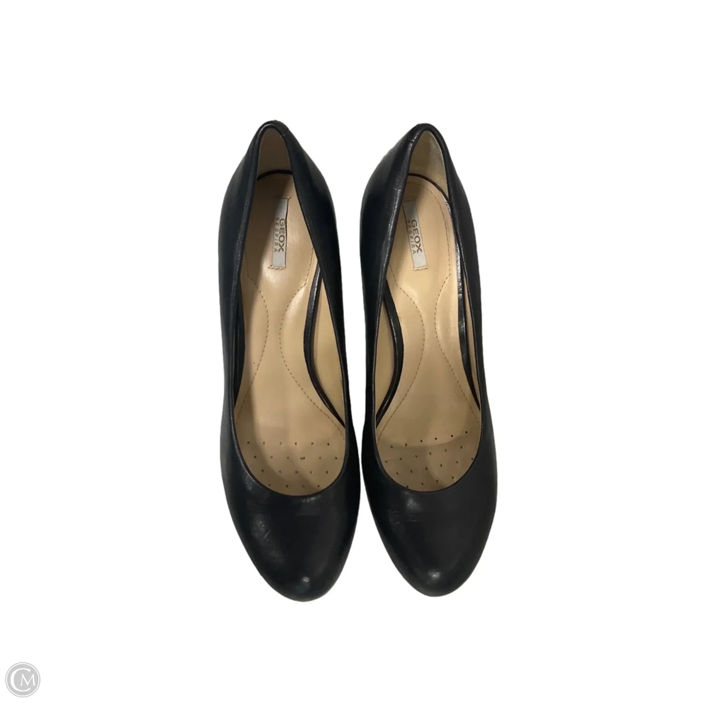 Shoes Heels Block By Geox Shoes In Black, Size: 8