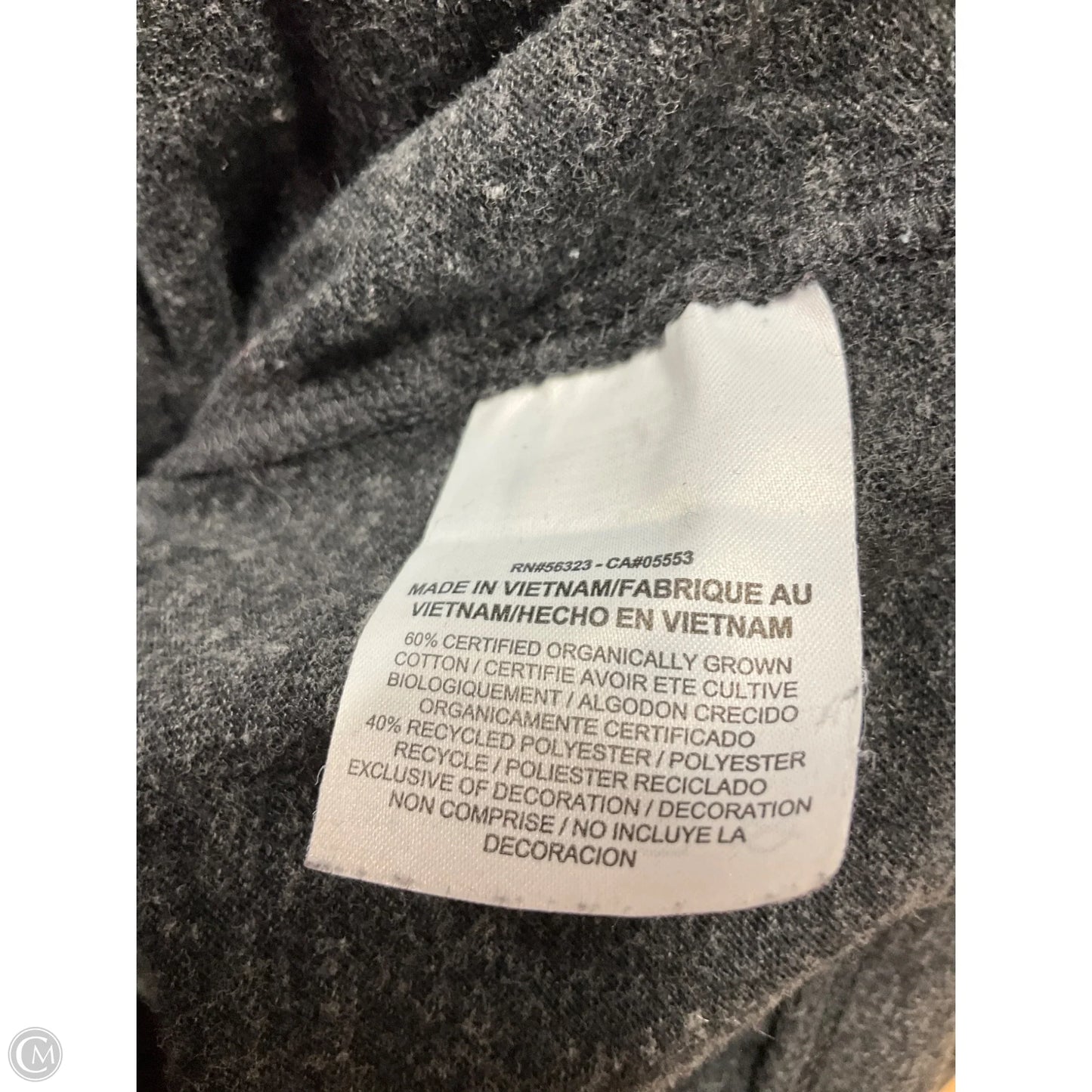 Athletic Top Long Sleeve Hoodie By Nike In Grey, Size: Xs