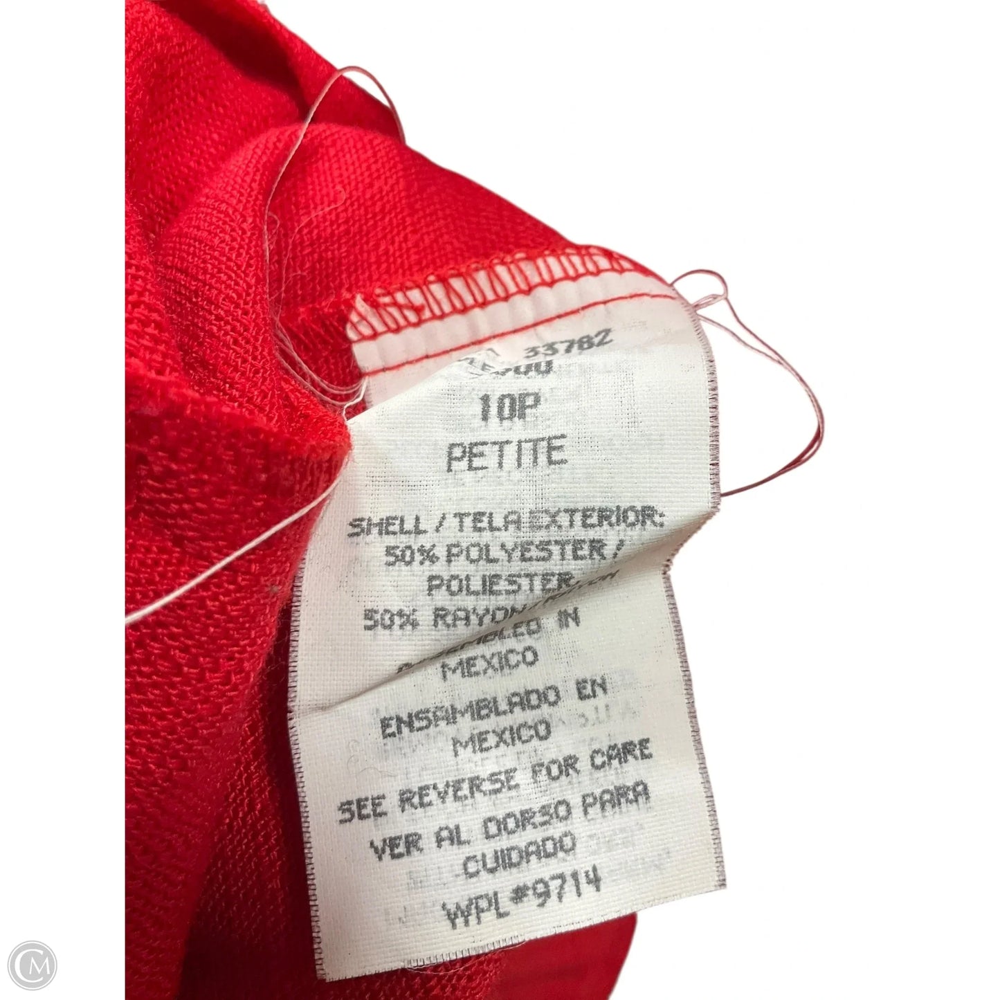 Blazer By Sag Harbor In Red, Size: 10