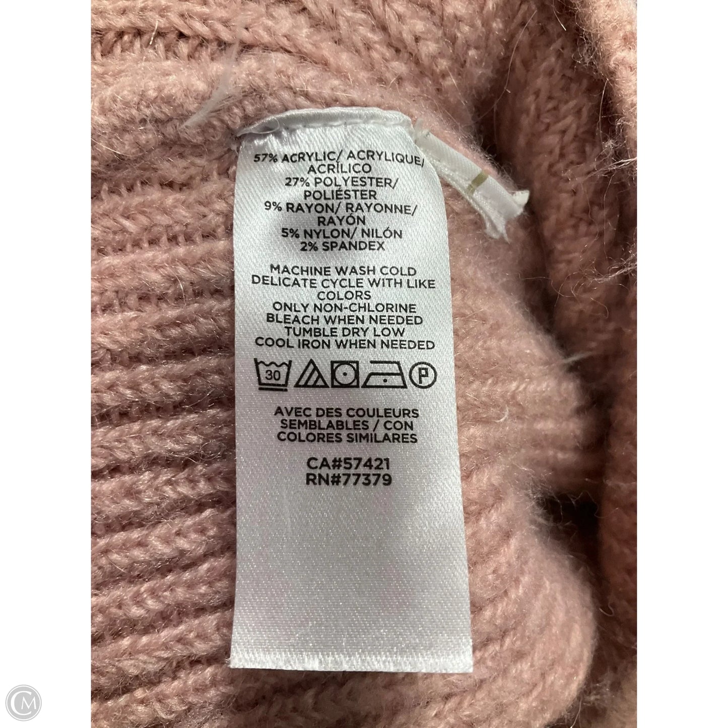 Sweater By Ann Taylor In Pink, Size: S