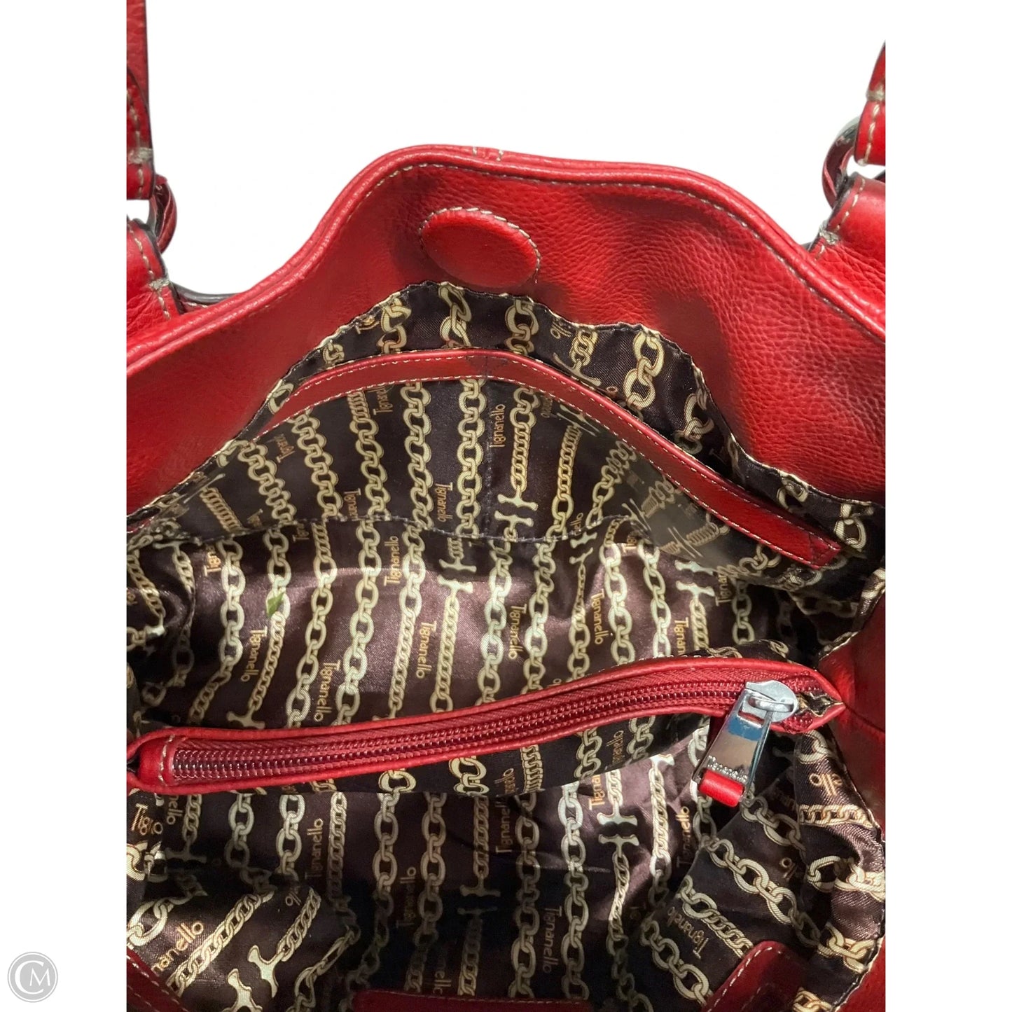 Handbag Leather By Tignanello Purses, Size: Medium