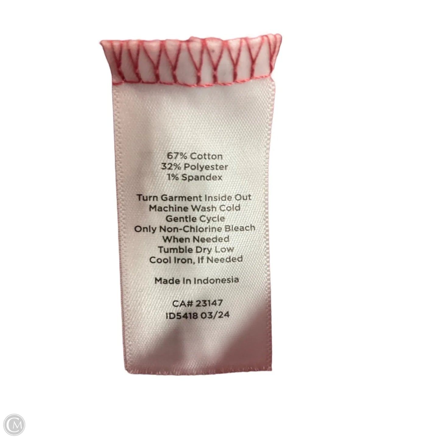 Top Long Sleeve By Talbots In Pink, Size: M