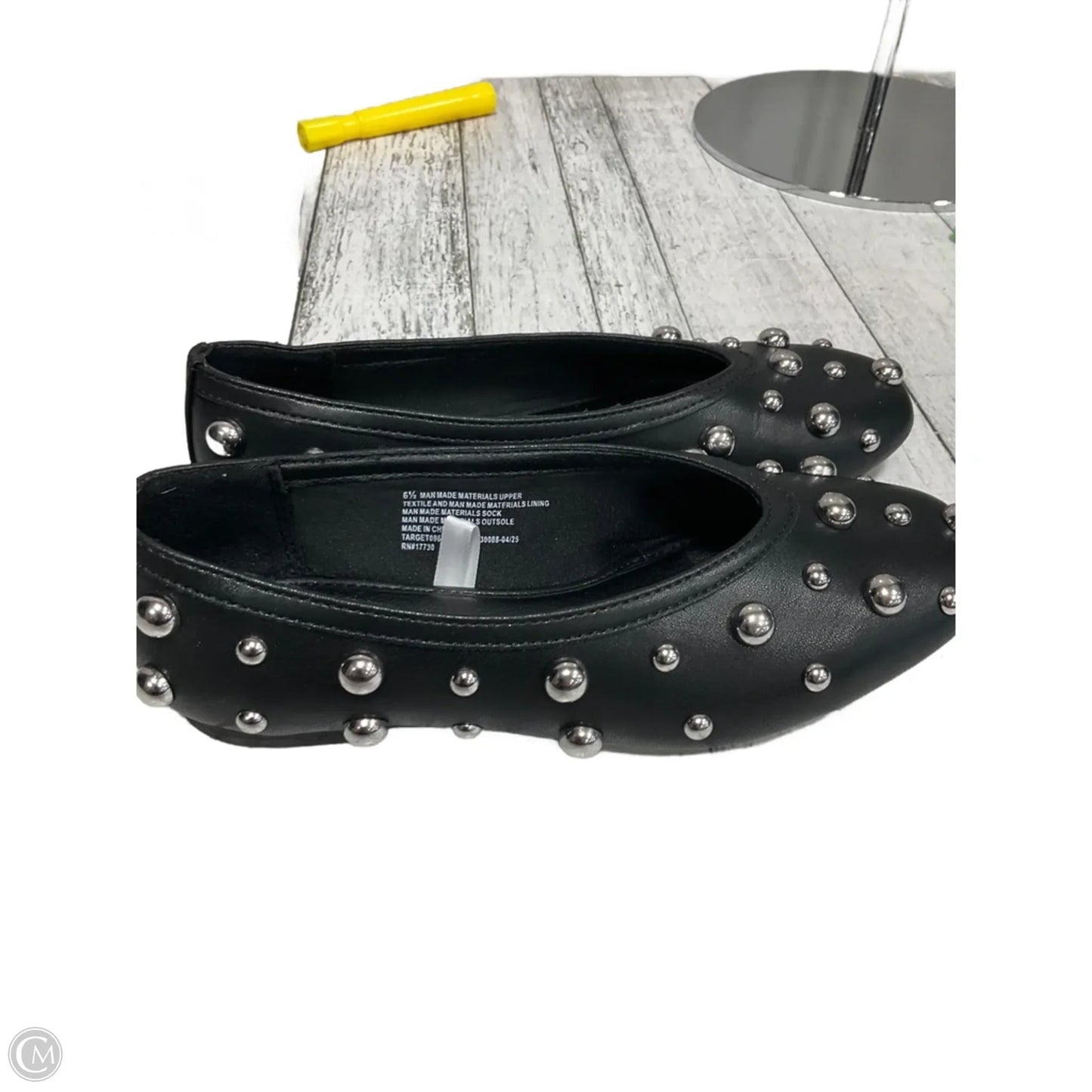 Shoes Flats By A New Day In Black, Size: 6.5