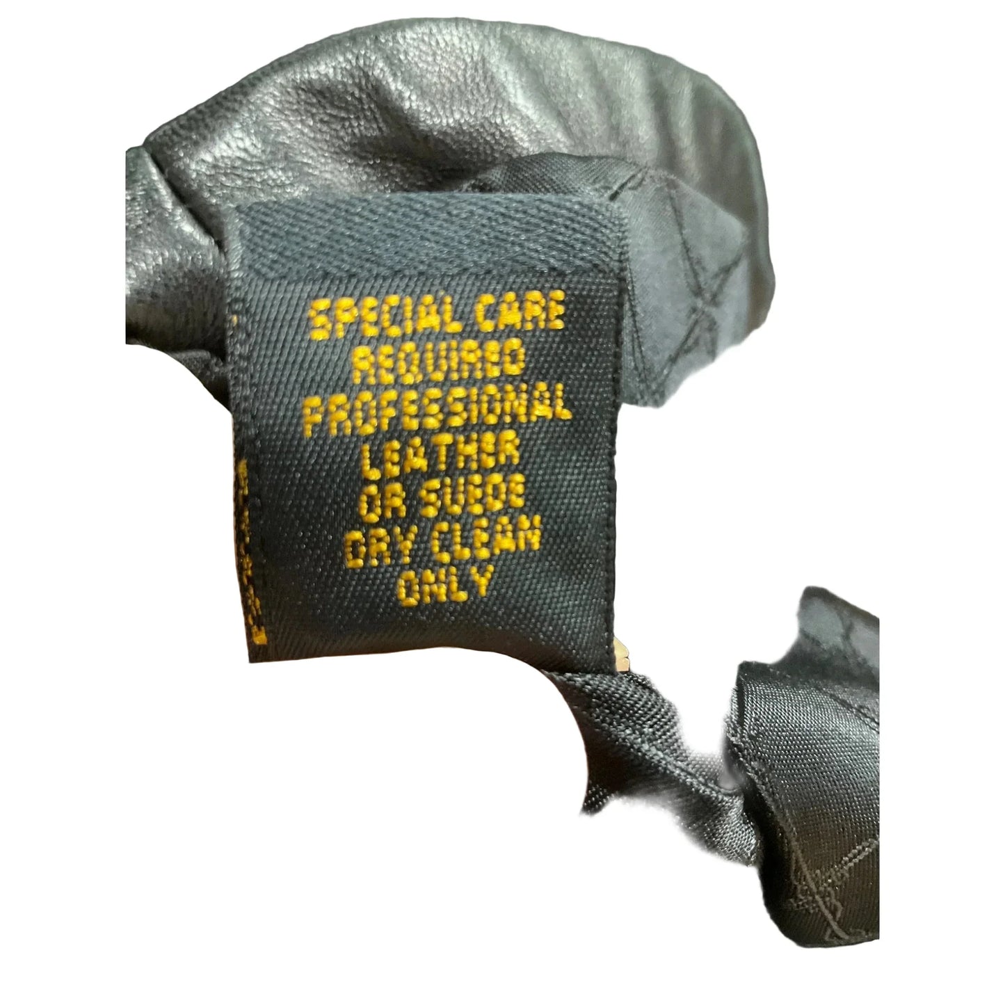 Jacket Moto Leather By Cole-haan In Black, Size: L