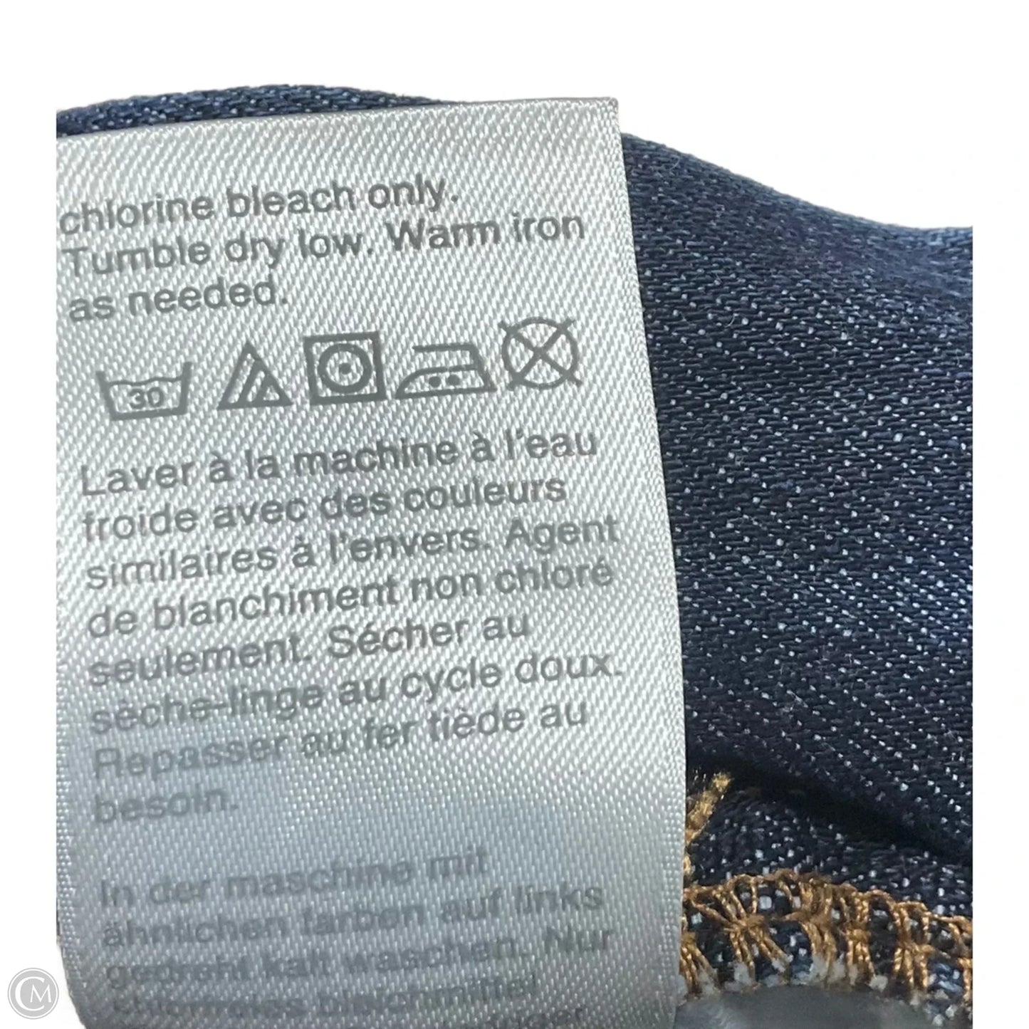 Jeans Skinny By J. Crew In Blue Denim, Size: 10p