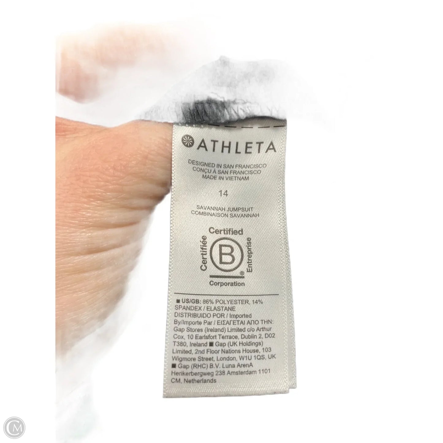 Jumpsuit By Athleta In Black, Size: 14