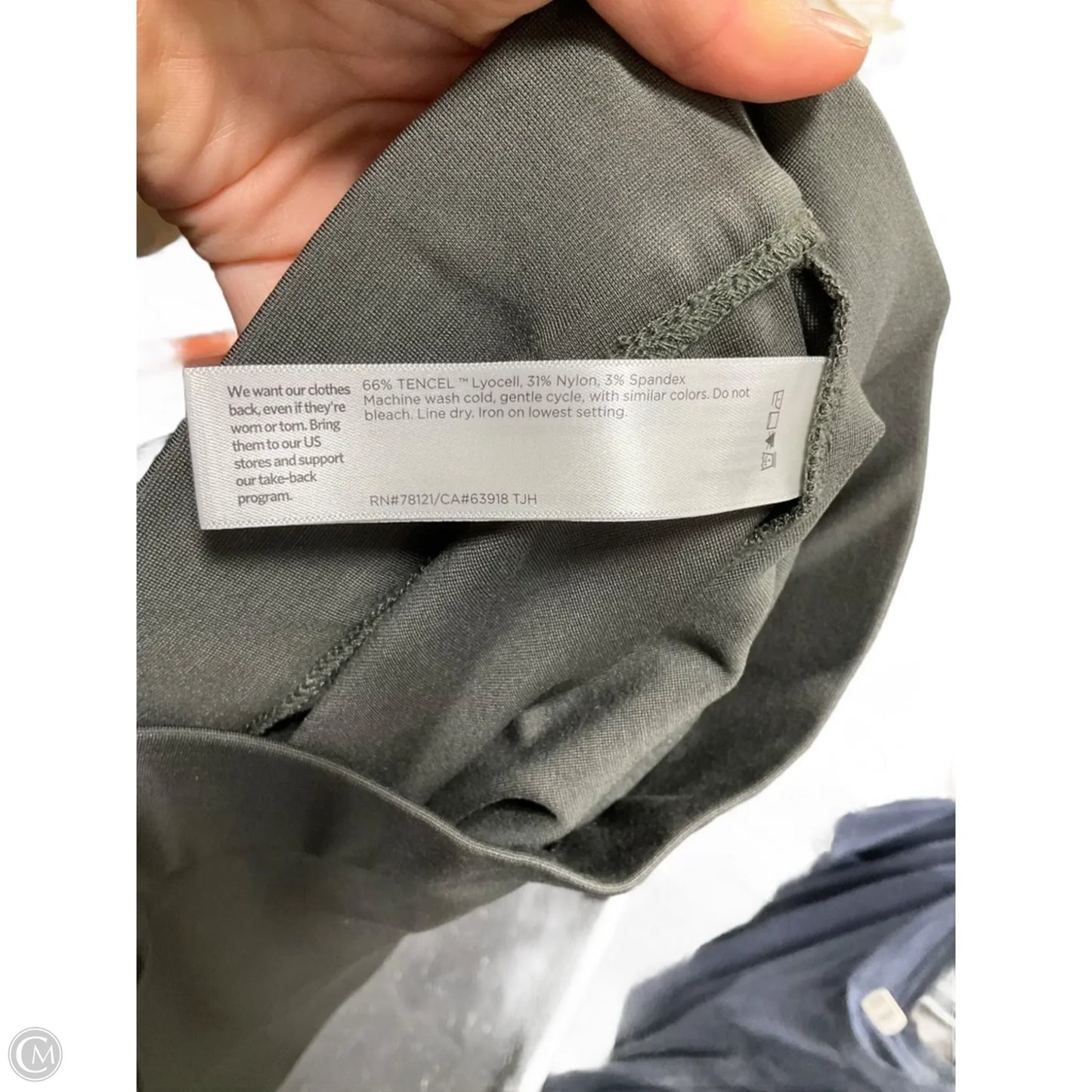 Pants Leggings By Eileen Fisher In Grey, Size: Xl