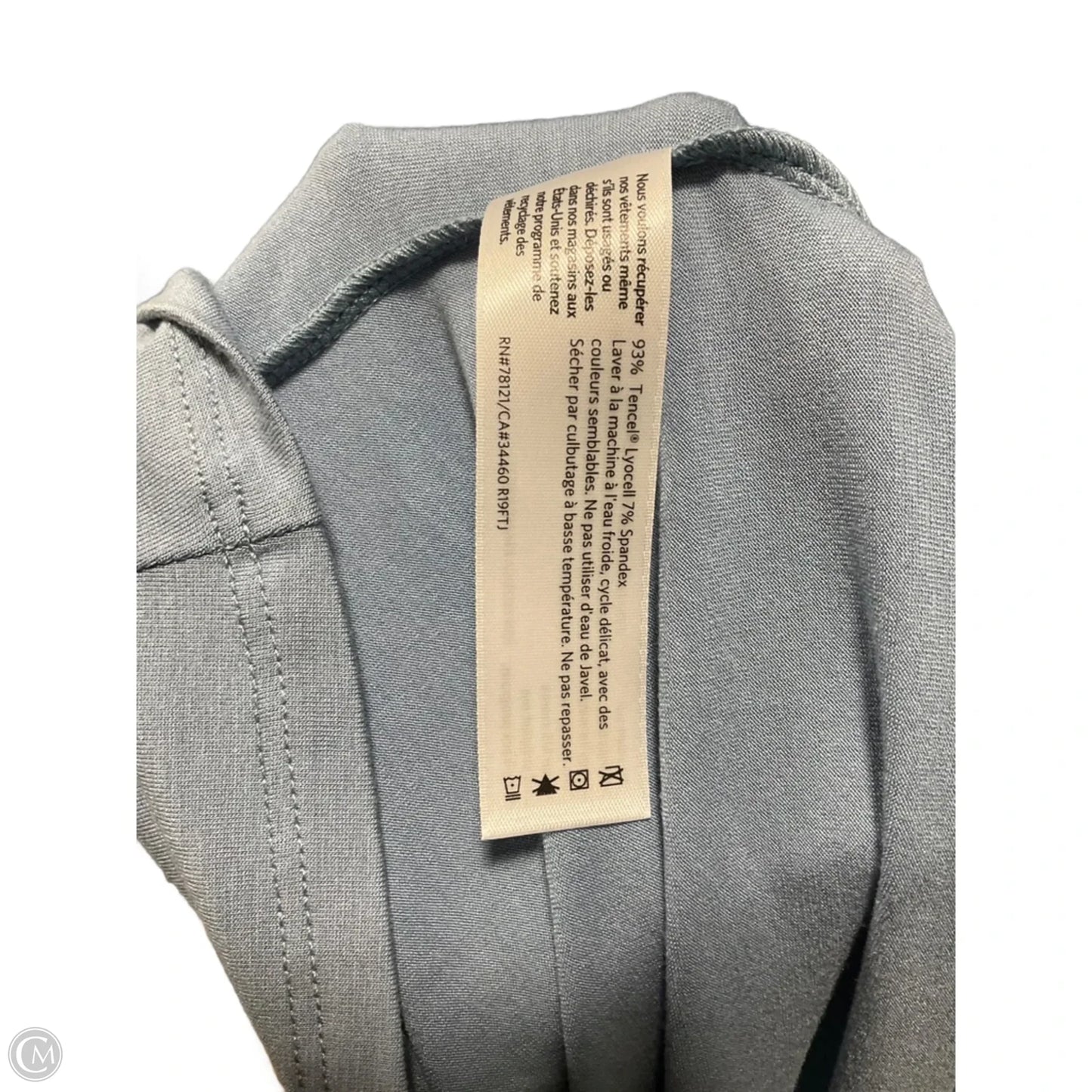 Dress Casual Midi By Eileen Fisher In Blue, Size: M