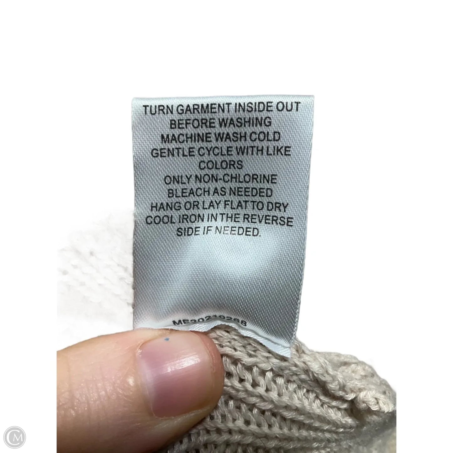 Top Sleeveless By Grace + Karma In Beige, Size: 3x