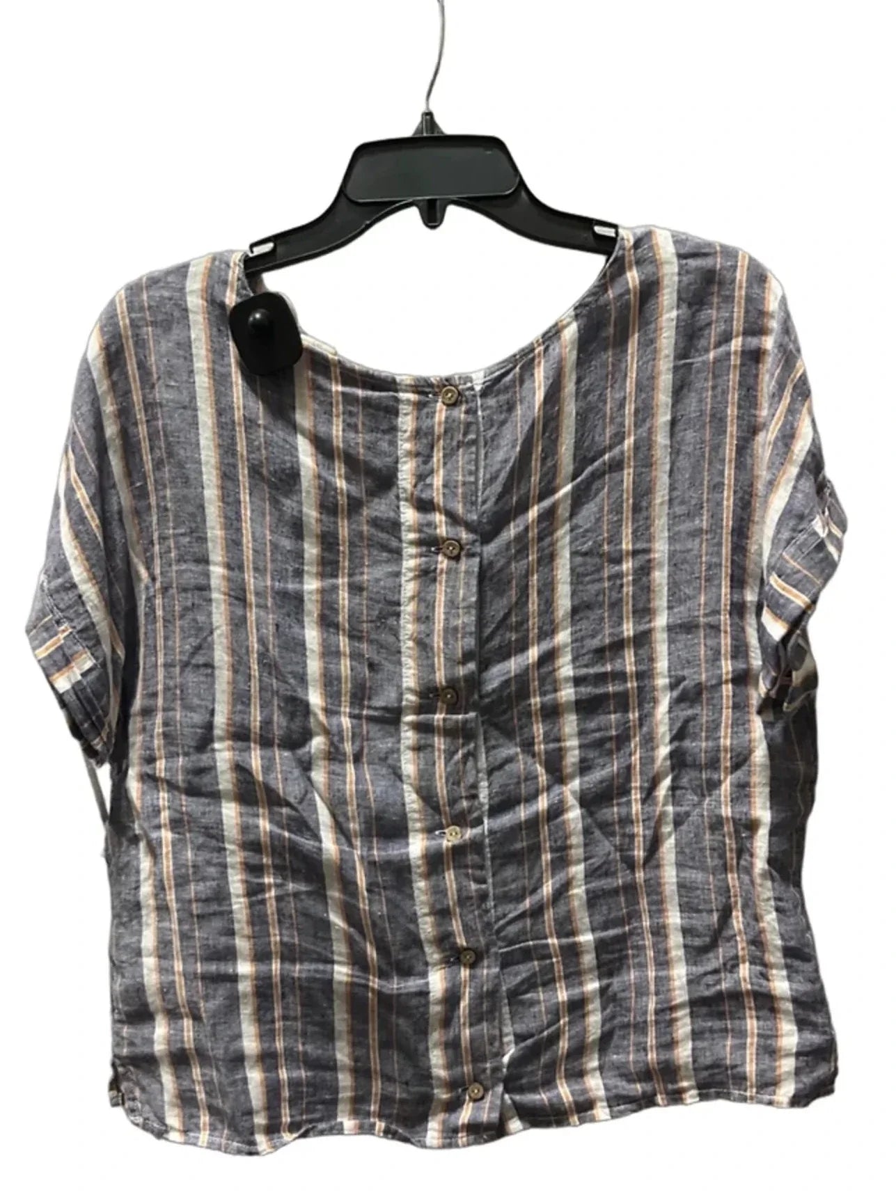 Top Short Sleeve By C And C In Striped Pattern, Size: S