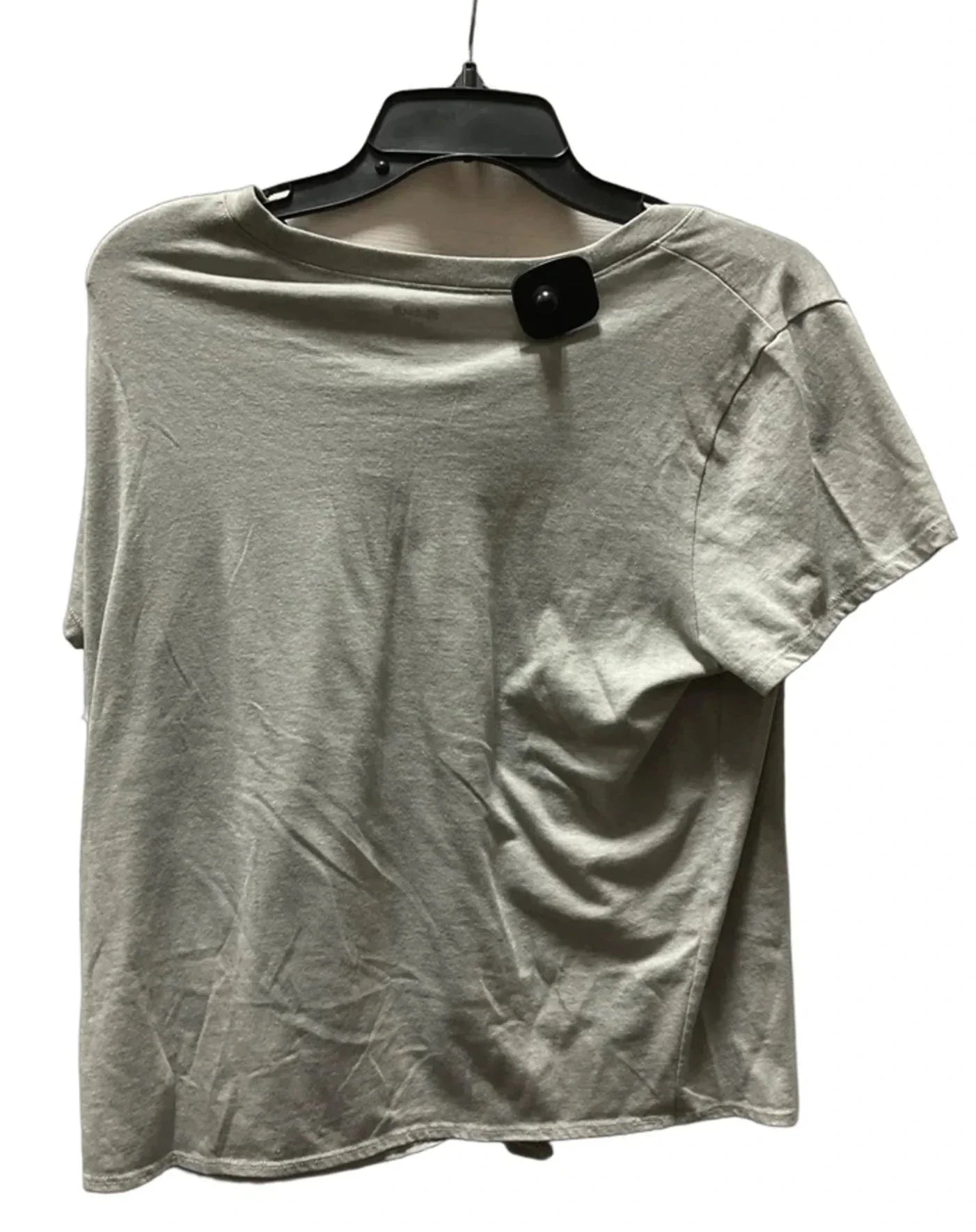 Top Short Sleeve Basic By Madewell In Grey, Size: L