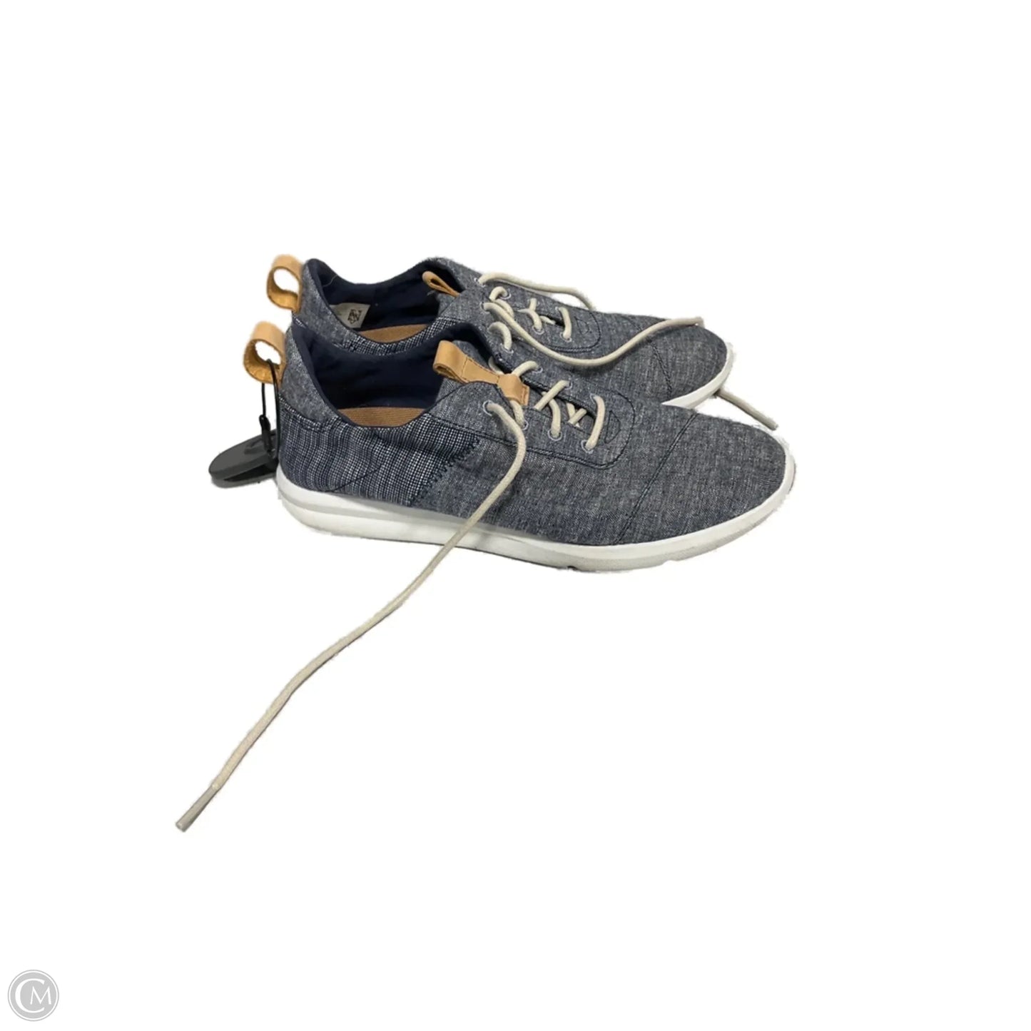 Shoes Sneakers By Toms In Blue & White, Size: 8.5