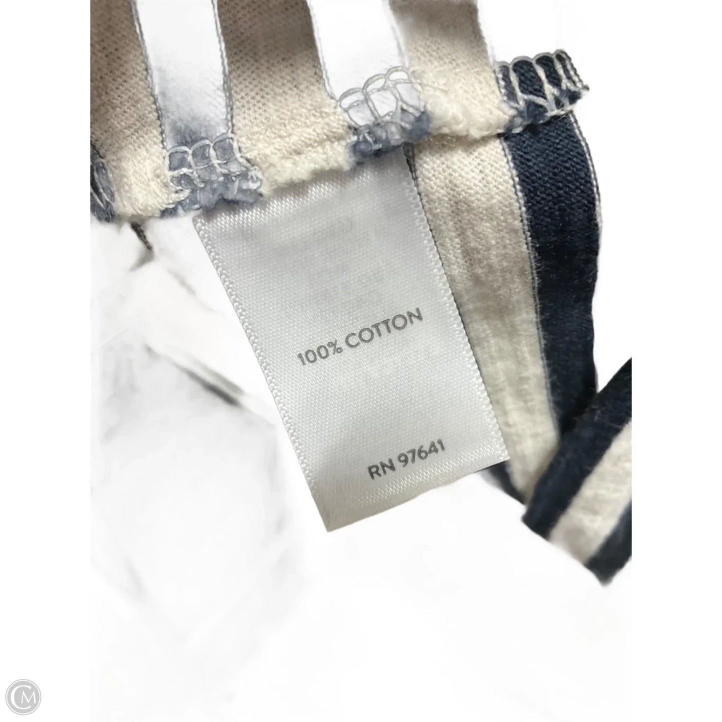 Top Long Sleeve By J. Jill In Striped Pattern, Size: L