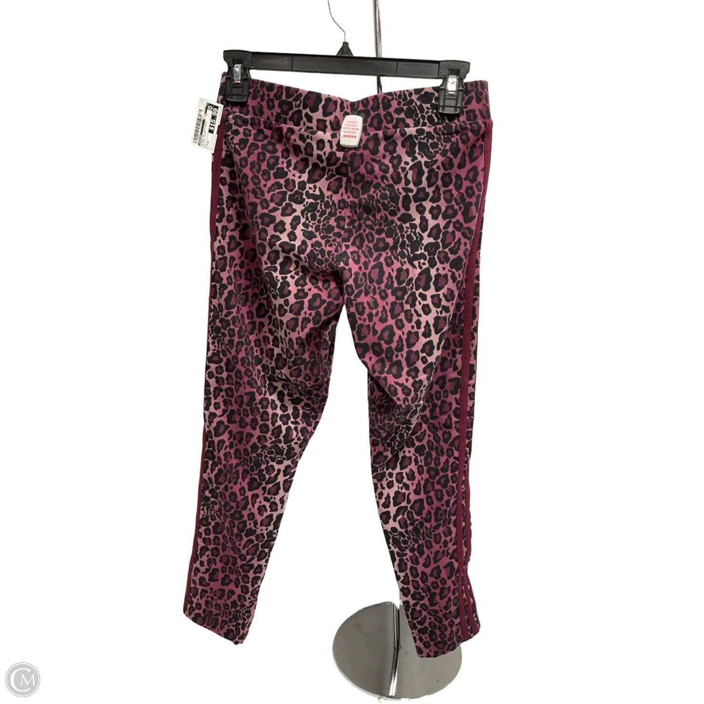 Athletic Leggings By Adidas In Animal Print, Size: M