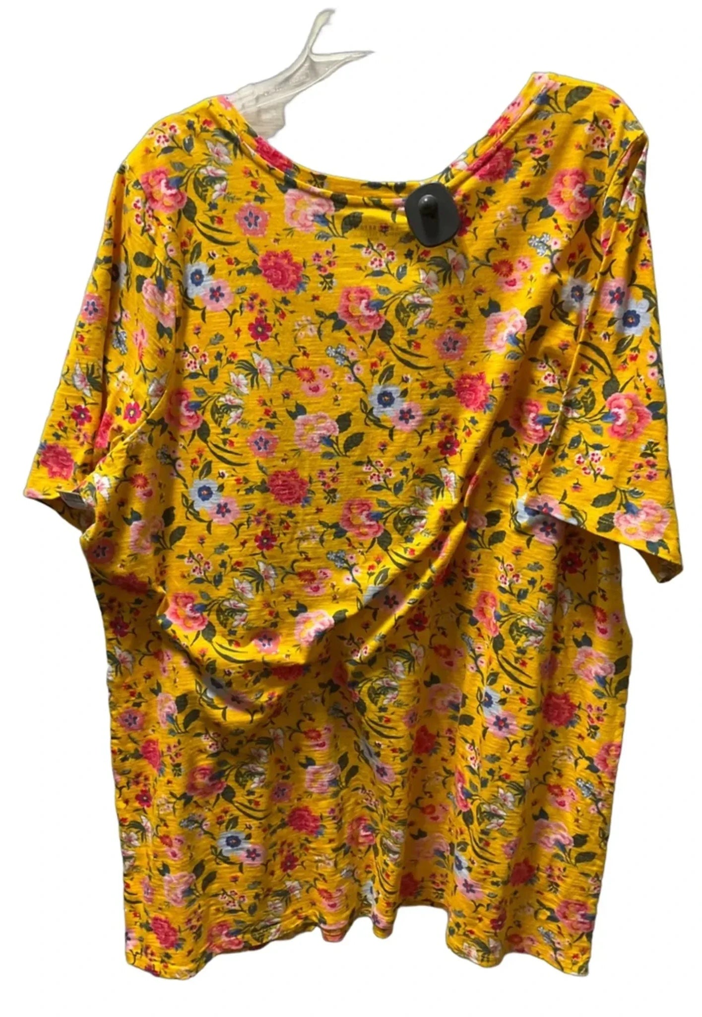 Top Short Sleeve By Lane Bryant In Floral Print, Size: 22