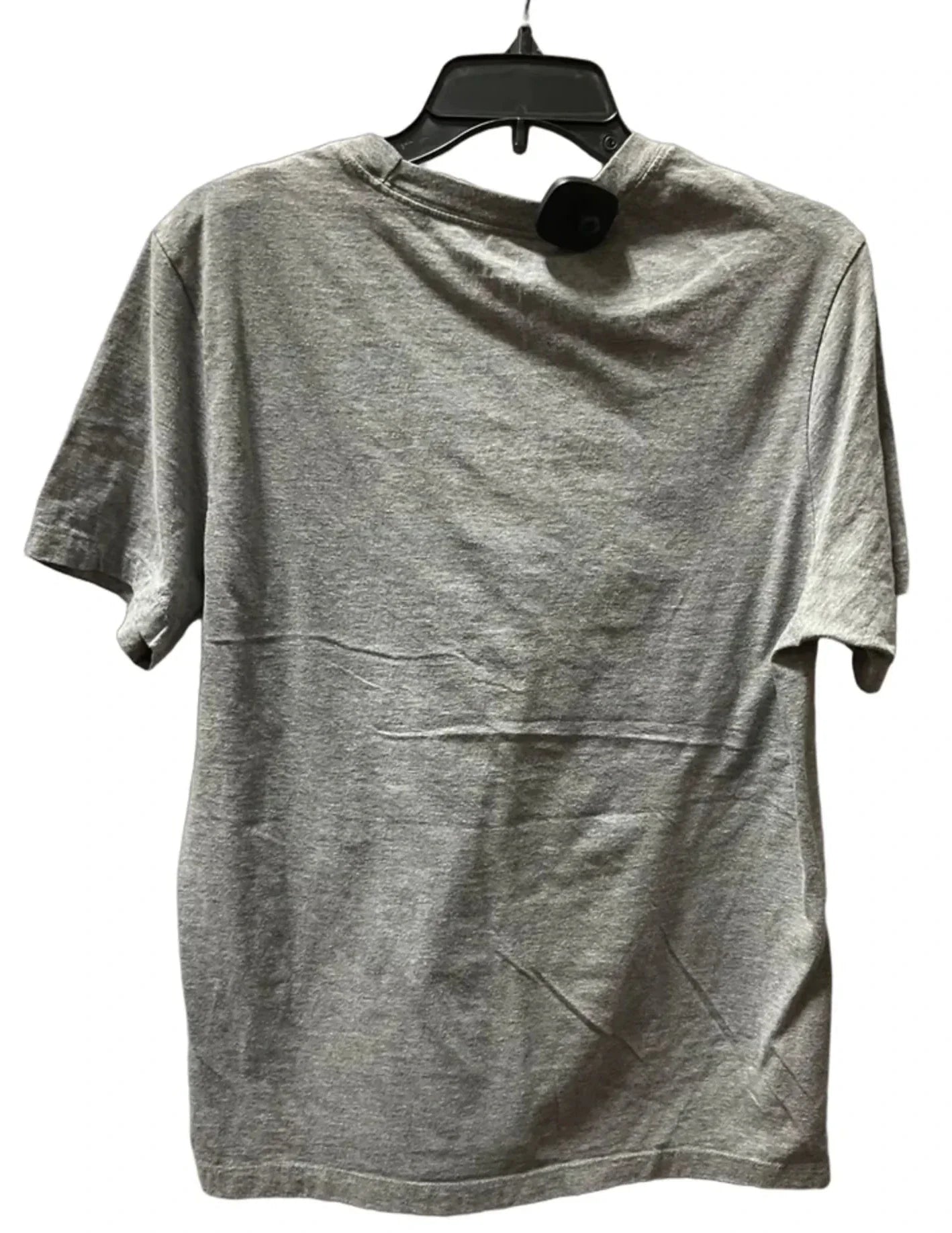 Athletic Top Short Sleeve By Nike In Grey, Size: M