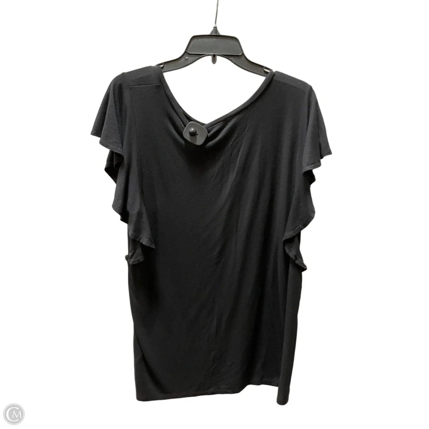 Top Sleeveless By Halogen In Black, Size: Xl