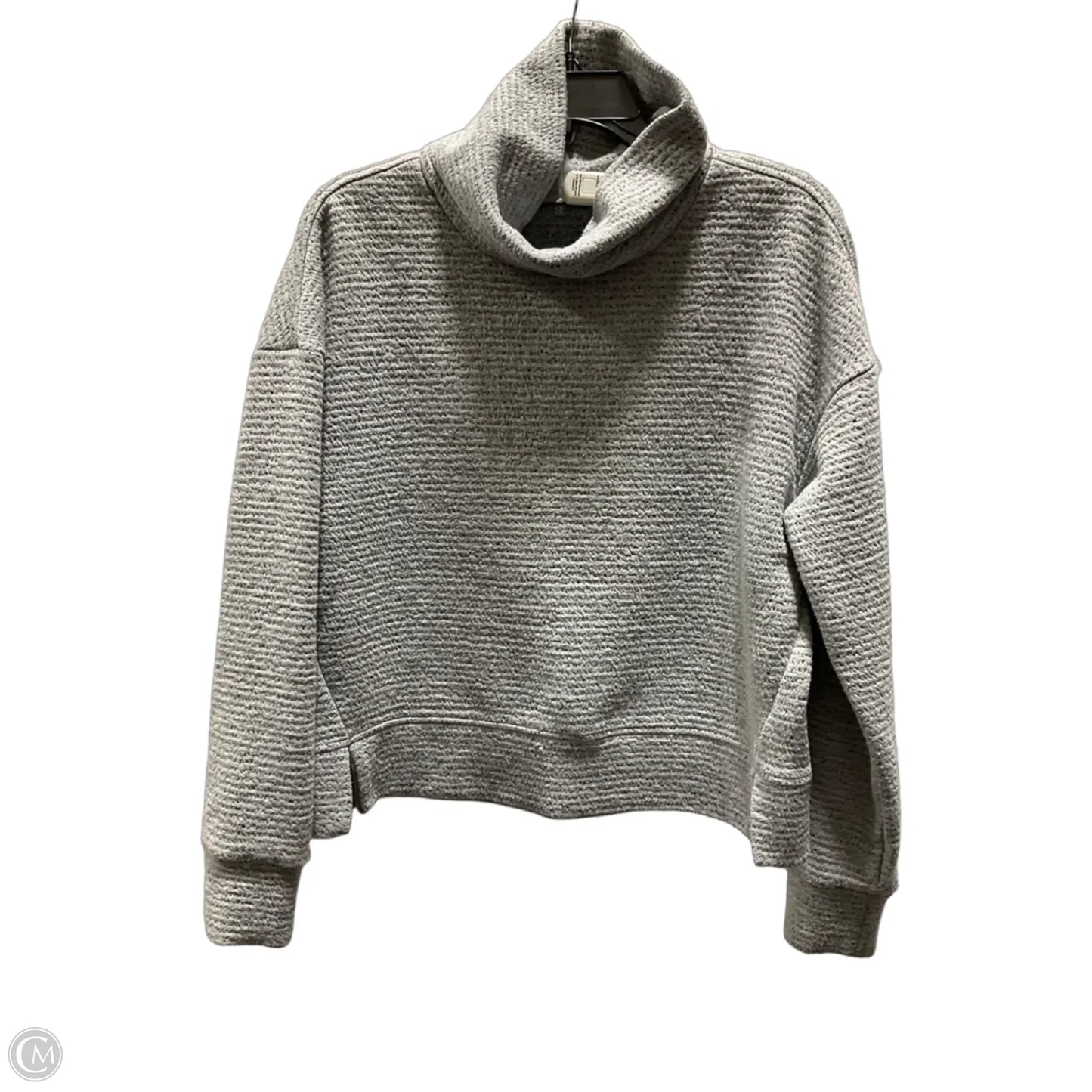 Athletic Sweatshirt Collar By Calia In Grey, Size: M