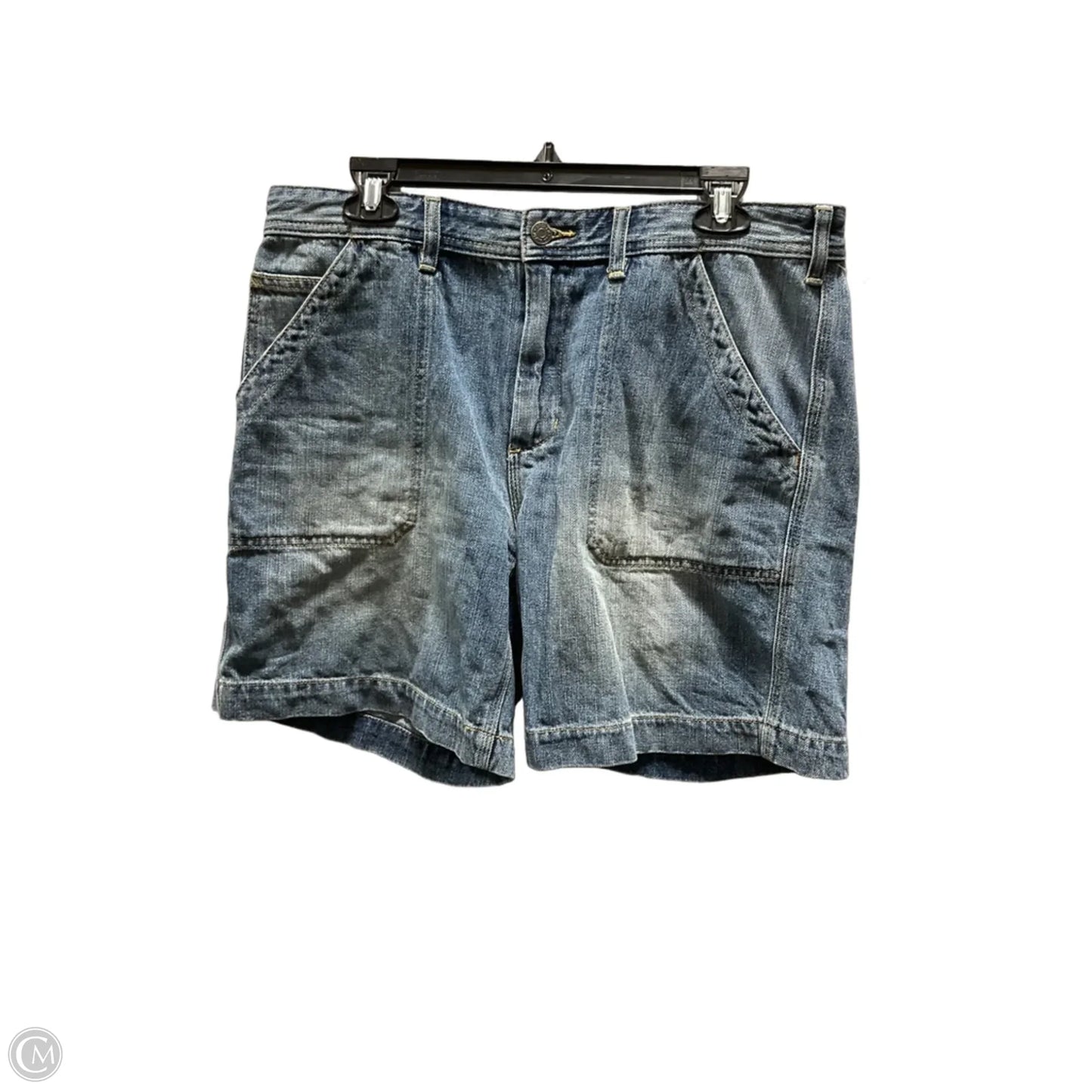 Shorts By Lauren By Ralph Lauren In Blue Denim, Size: 12