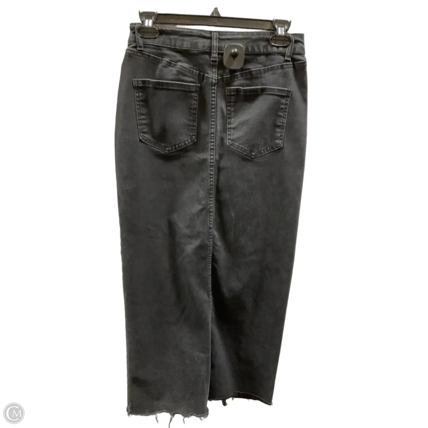 Skirt Maxi By Refuge In Black Denim, Size: S