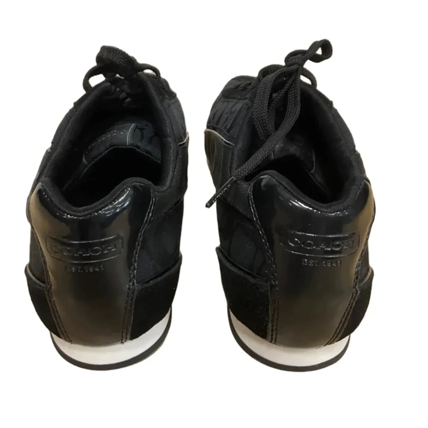 Shoes Designer By Coach In Black, Size: 10