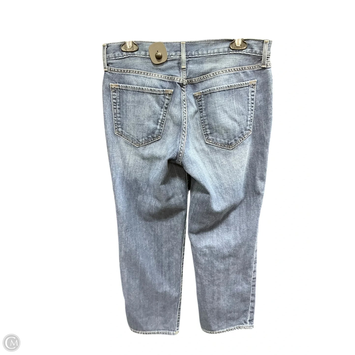 Jeans Cropped By Eddie Bauer In Blue Denim, Size: 6