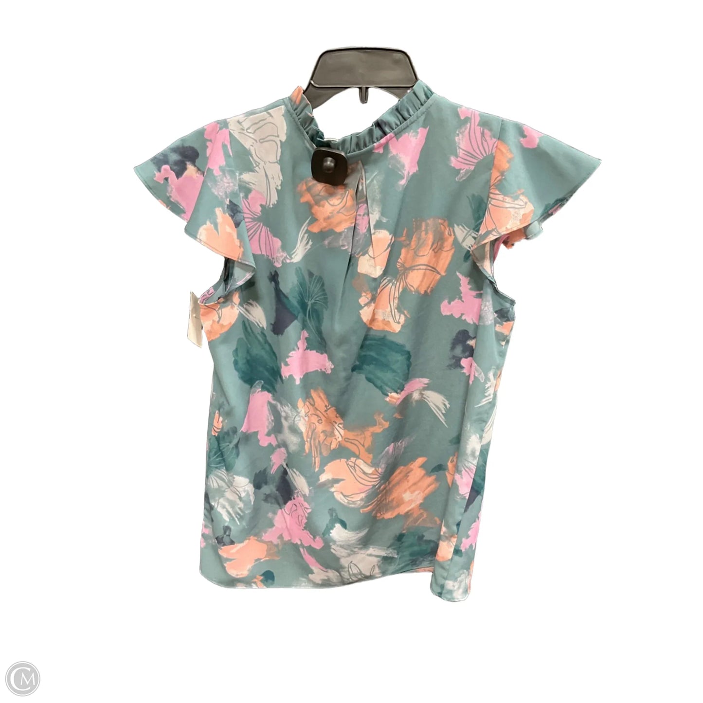 Top Sleeveless By Nine West In Floral Print, Size: S