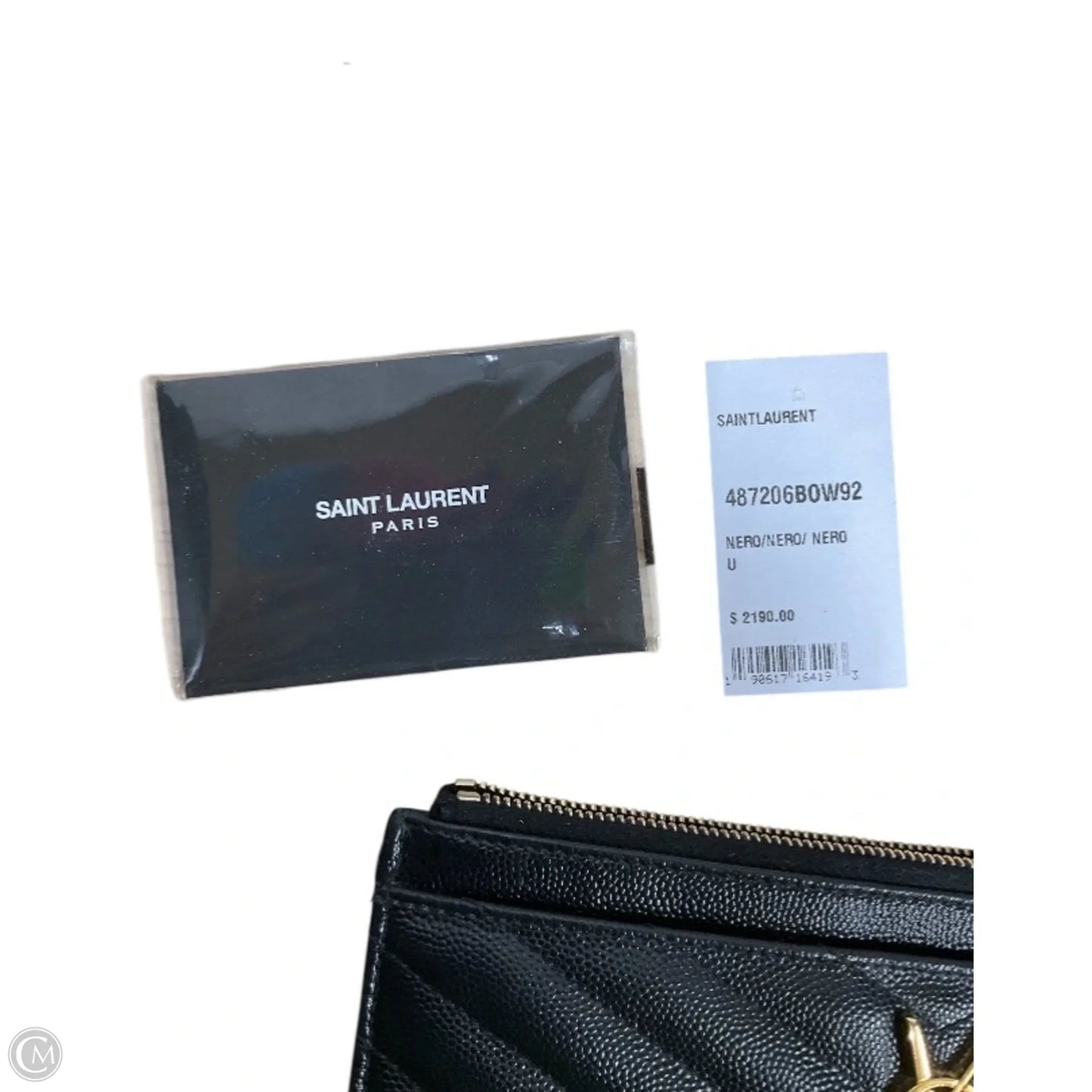 CLEARANCE Wallet Luxury Designer By Yves Saint Laurent, Size: Medium