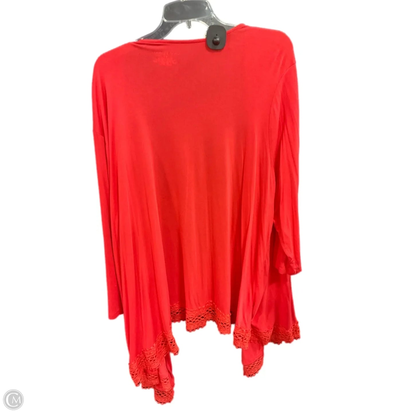 Cardigan By Lane Bryant In Orange, Size: 26