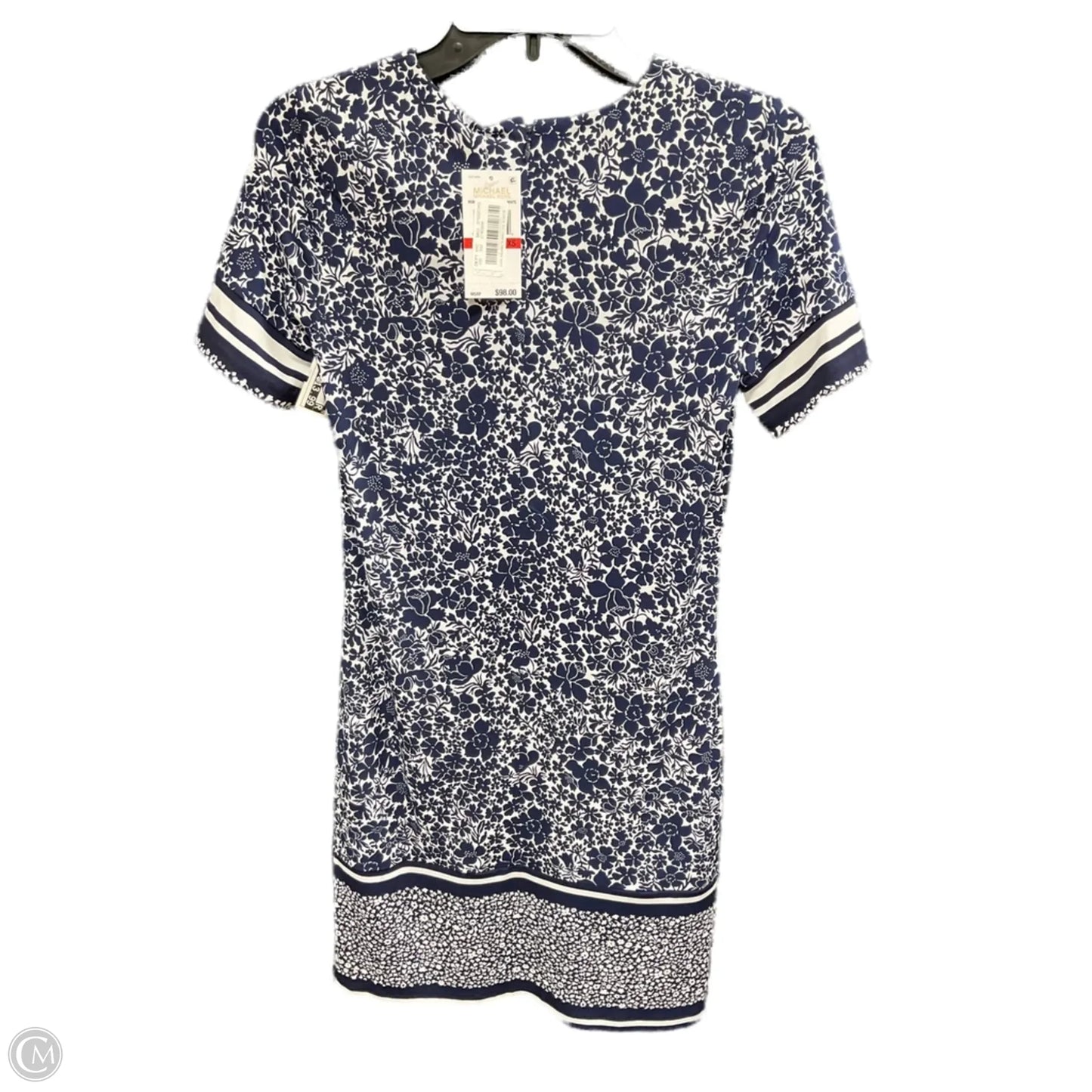 Dress Casual Short By Michael By Michael Kors In Blue & White, Size: Xs