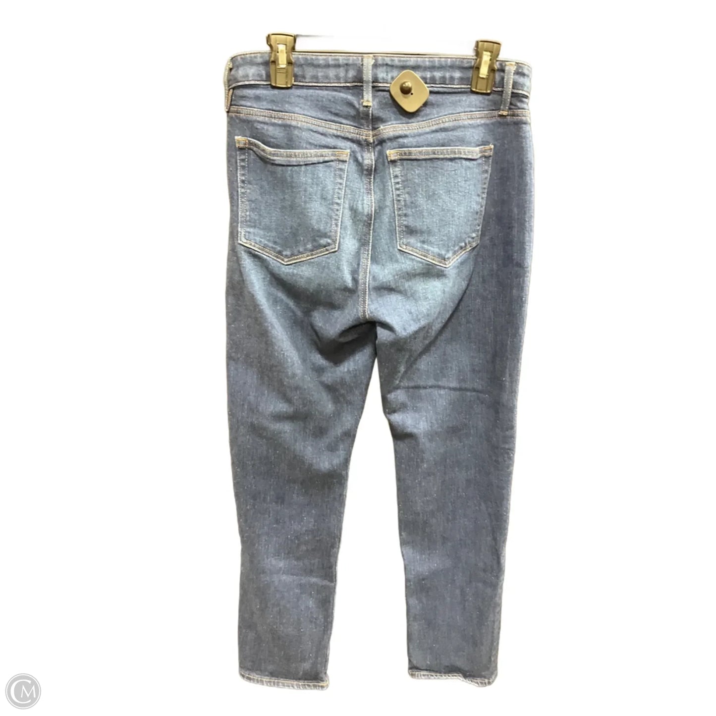 Jeans Straight By Loft In Blue Denim, Size: 8