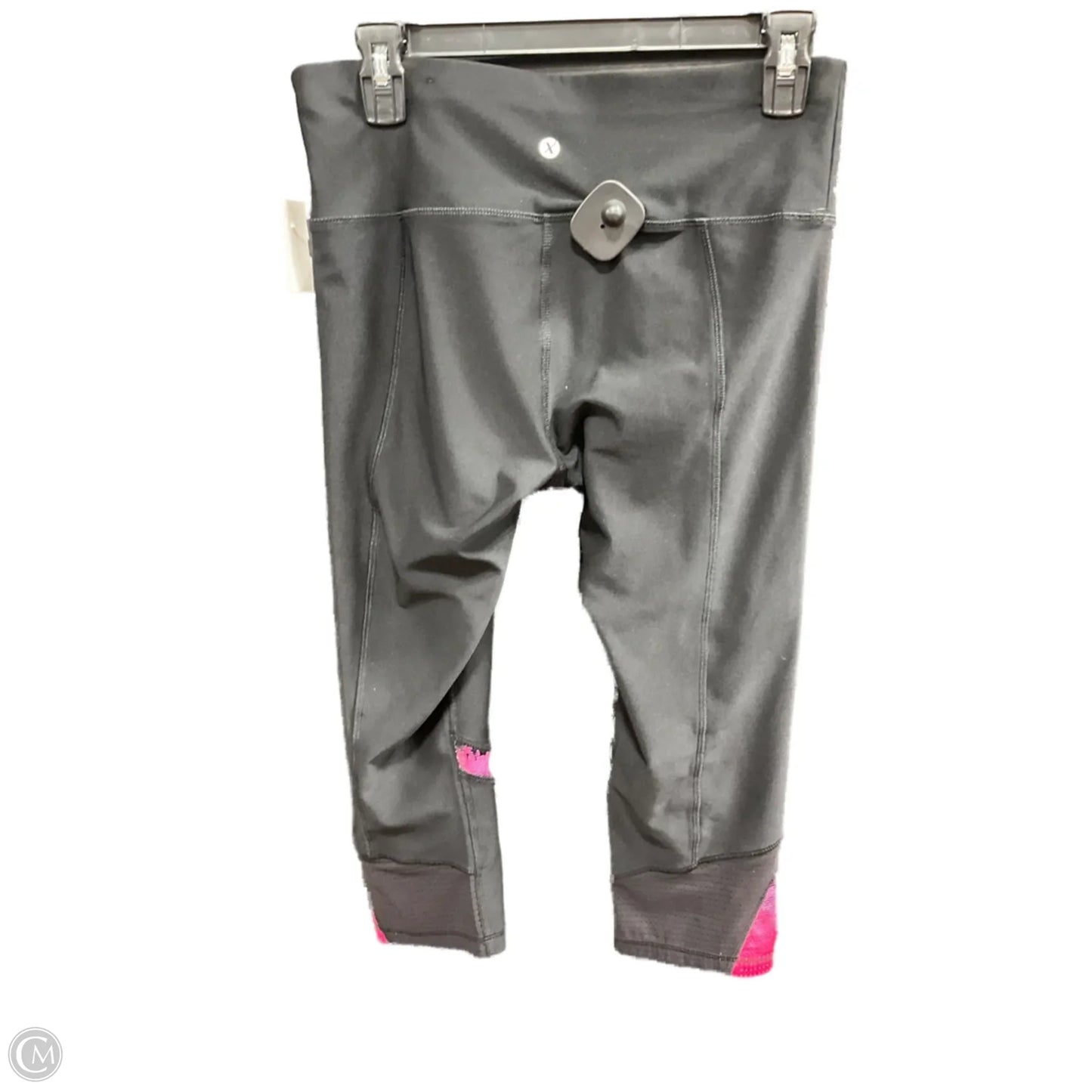Athletic Leggings By Xersion In Black & Pink, Size: M